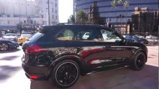 NEW 2013 Porsche Cayenne GTS Black on Black and Peridot Leather Alcantara in Los Angeles [upl. by Ayana]