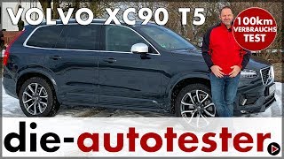 VOLVO XC90 T5 AWD RDesign 184 kW 250 PS  100 km Verbrauch Test Probefahrt Review 2019 Deutsch [upl. by Gemini]