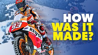 Marc Marquez Rides Motorbike On Ski Slope  How Was It Made  Red Bull [upl. by Gardiner]