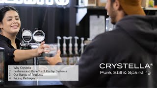 Crystella OnTap sparkling  Hospitality [upl. by Nosirrah]