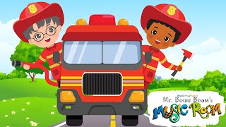 Hurry Hurry Drive the Firetruck Song  Kids Songs  Preschool Music Class with Mr Boom Boom [upl. by Minoru]