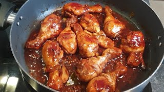 Chicken Adobo  Easy Chicken Drumstick Adobo  Adobong Manok [upl. by Aihsela]