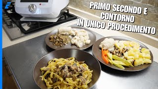 Lidl Monsieur Cuisine Smart  Primo Secondo e Contorno in unico procedimento [upl. by Enyaht]