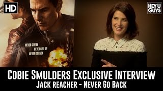 Cobie Smulders Exclusive Interview  Jack Reacher Never Go Back [upl. by Solokin]