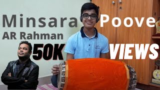 Minsara Poove  Padayappa  Mridangam Cover  AR Rahman  HD [upl. by Punke]