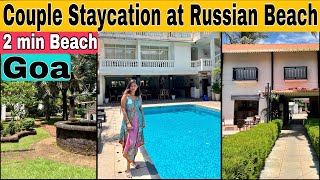 La Vaiencia Resort  Morjim Beach  Goa  Couple Staycation at Russian Beach in Goa ​⁠​⁠ [upl. by Bannister]