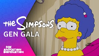 Marge Is At The Gen Gala  Season 32 Ep 17  The Simpsons [upl. by Velvet17]