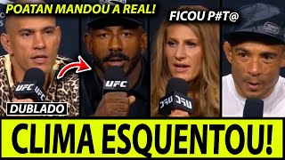 CLIMA FECHOU🚨COLETIVA DE IMPRENSA UFC 307 ALEX POATAN VS KHALIL ROUNTREE ufc307 [upl. by Oderfodog]