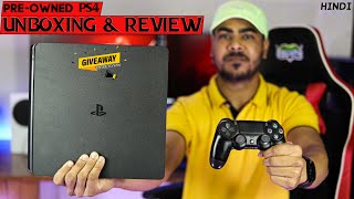 Pre owned PS4 Unboxing and First Impression  PS4 Slim 1TB From Gameloot  Hindi Review [upl. by Deny]