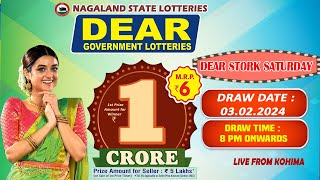 LOTTERY SAMBAD DEAR 8 PM 03022024 NAGALAND LOTTERY LIVE DEAR LOTTERY LIVE LOTTERY SAMBAD LIVE [upl. by Fritzsche]