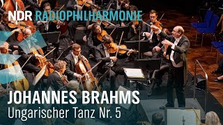 Johannes Brahms Ungarischer Tanz Nr 5 gMoll  Andrew Manze  NDR Radiophilharmonie [upl. by Zavala]