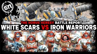 White Scars vs Iron Warriors  The Horus Heresy Battle Report [upl. by Brader378]