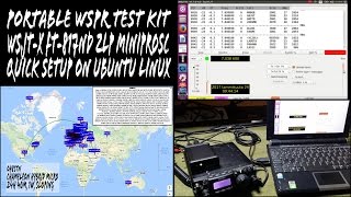 WSPR WSJTX Quick Setup MiniProSC FT817ND Ubuntu Linux EP05 [upl. by Garber]