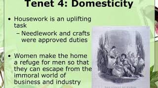 the cult of domesticity [upl. by Mittel]