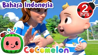 Lagu Sepak Bola  CoComelon Bahasa Indonesia  Lagu Anak Anak [upl. by Yeldoow]