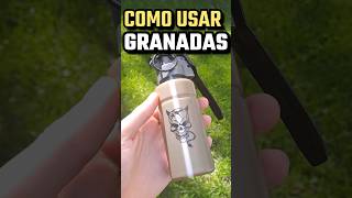 COMO USAR una GRANADA de airsoft [upl. by Gelhar]