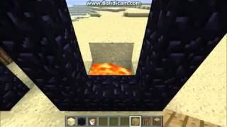 Minecraft çakmaksız nether portalı açma [upl. by Droflim]