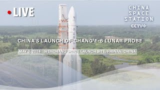 Chinas Launch of Change6 Lunar Probe [upl. by Eenolem]