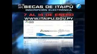 Itaipú lanza convocatoria para otorgar 1000 becas universitarias  01122014 [upl. by Aihsenak]