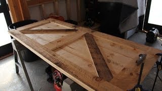 How To Build A Board and Batten Door [upl. by Anirhtak]