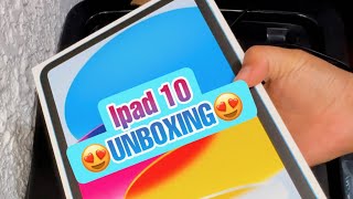 😍Ipad 10th gen UNBOXING BLUE engraved [upl. by Dotti]