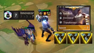 S6 7 Innovator  Jayce with Trinity Force turned in God mode  TFT S6 [upl. by Thalia]