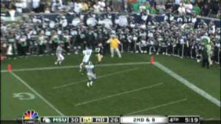 2009 Jimmy Clausen Highlights [upl. by Ayahs]