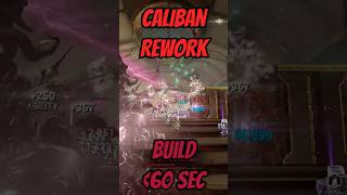 CALIBAN REWORKBUILD in 60 SEC warframe [upl. by Obnukotalo411]