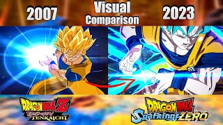 Dragon Ball Sparking Zero Vs Budokai Tenkaichi Graphics Comparison [upl. by Naul]