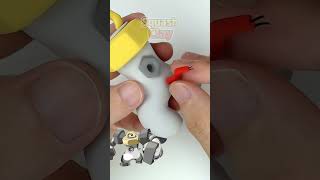 Making Melmetal Mythical Pokémon out of clay DIY art handmade Pokemon satisfying [upl. by Tlok840]