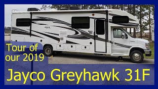 JAYCO GREYHAWK 31F TOUR Class C RV with bunkbeds and Modifications  Class C Broads [upl. by Doehne]