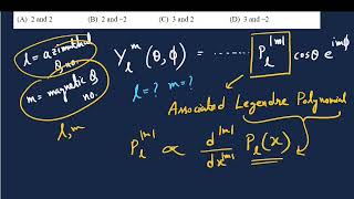 Q78‖ Relation between Angular Part of Wavefunction amp azimuthal l amp magnetic quantum number m [upl. by Querida]