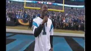 Wow  Brian Mcknight Sings National Anthem Panthers vs Cardinals Amazing  Video [upl. by Enelloc]