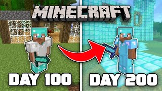 I Survived 200 Days in Minecraft  HORSE EDITION  Pinehaven [upl. by Paley]