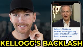 Kelloggs Controversy Backlash After CEO Said People Should Eat Cereal For Dinner [upl. by Nanerb421]