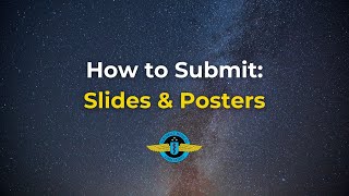 AsMA Abstract Submission Instructions Slides amp Posters [upl. by Refotsirc]