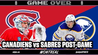 Canadiens vs Buffalo Sabres Post Game Recap  Dec 9 2023  Game Over Montreal [upl. by Talanian]