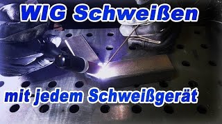 Jedes Schweißgerät kann WIG schweißen  Anleitung Schlauchpakete WIG Lift Arc [upl. by Nnednarb]