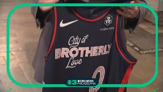 Sixers new City Edition jerseys honor Reading Terminal Market [upl. by Naol690]