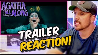 AGATHA ALL ALONG Trailer REACTION  MCU [upl. by Nimra792]