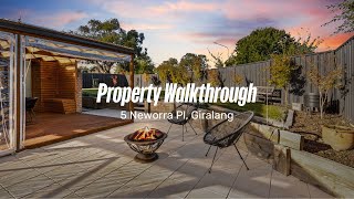 Property Walk Through  5 Neworra Place Giralang [upl. by Kelcey]