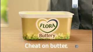 Flora TV Ad 2013 Cheat on Butter with Flora Buttery [upl. by Eirrahs]