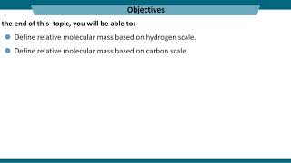 10th Chemistry Ch2 Lesson5 Relative Molecular Mass Samacheer Kalvi [upl. by Leese]