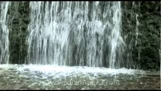 Man made waterfall at Rock Garden Chandigarh [upl. by Gentilis]