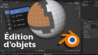 BLENDER  Comment éditer ou modifier un objet 3D  débutant [upl. by Arit66]