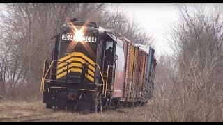 PREX 3054 the leaning locomotive on bad track Okolona Ohio [upl. by Bradley]