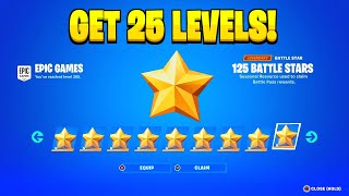 How To LEVEL UP FAST in Fortnite Chapter 4 Season 4 Get 25 Levels [upl. by Illek]