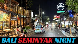 Bali Seminyak Night Street Walking Tour Jalan raya seminyak 2024 [upl. by Haroun283]