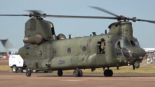 Impressive CH47 Chinook Helicopter Startup and Takeof [upl. by Enymsaj]