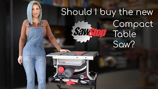 SAWSTOP Compact Table Saw Review [upl. by Hoenack]